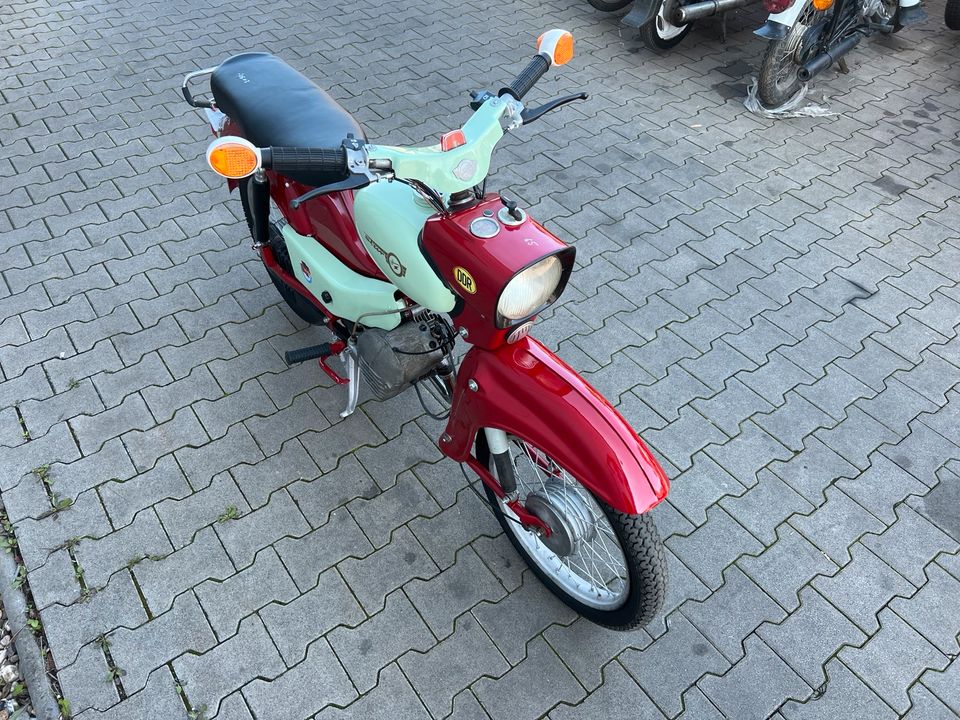 Simson Star SR4-2/1 SR4 RESTAURIERT 1974 Moped Mofa Roller E74 in Osterweddingen