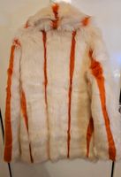 Kunstfell Fur Faux Fell Jacke weiß rot Gr.36 bis Gr.38 Rheinland-Pfalz - Idar-Oberstein Vorschau