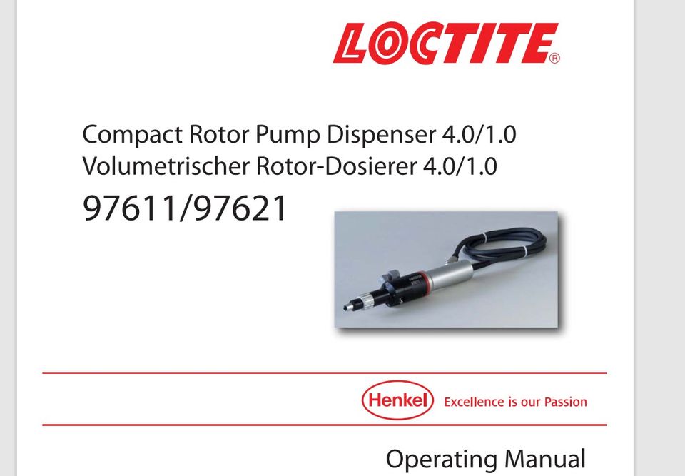 Rotordispenser LOCTITE 97611 Rotor Dosierer Pump Dispenser in Hohen Neuendorf