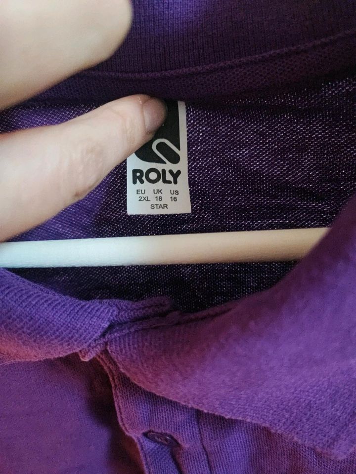 Herren Poloshirt XXL Lila Roly in Neukirchen-Vluyn