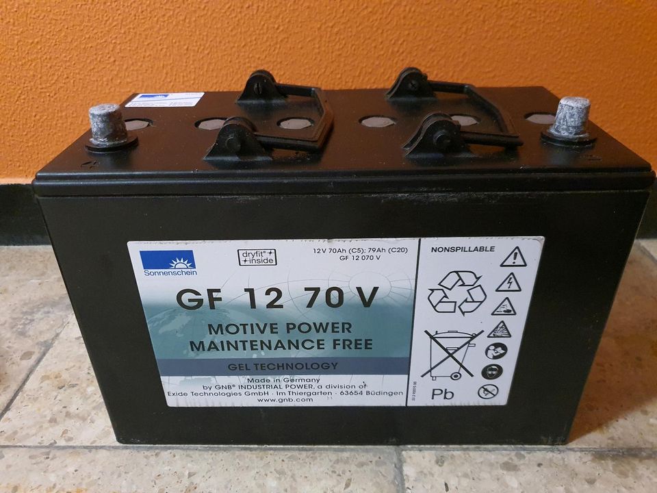Sonnenschein Gel Batterien 12 V - 5 Stück - Solar PV Akku in Augsburg