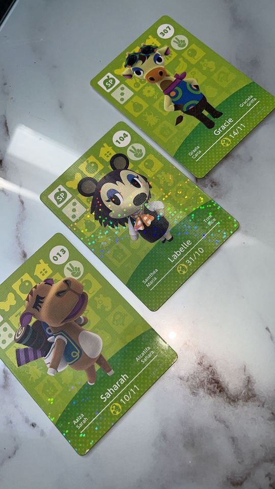 Animal Crossing Amiibo NFC Cards in Springe