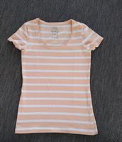T-Shirt Shirt Top Gr S 36 Mädchen Damen orange weiß gestreift Rheinland-Pfalz - Gevenich Eifel Vorschau