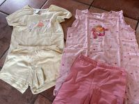 2 Kurzarm Pyjama Gr. 128 Sanetta gelb Schiesser rosa Pr. Lillifee Baden-Württemberg - Ebringen Vorschau