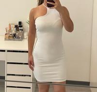 Bershka asymmetrisches Kleid weiß Bielefeld - Schildesche Vorschau