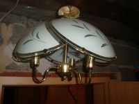 Gebrauchte Retro Lampe - Deckenleuchte - Hängeleuchte - Messing 3 Hessen - Großenlüder Vorschau