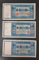 3 Reichsbanknoten: 100 Mark, Berlin 21. April 1910 Berlin - Charlottenburg Vorschau