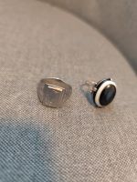 2 Silberringe Siegelring + schwarzes Auge Modeschmuck kein Silber Bayern - Tiefenbach Vorschau