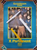 Plakat Poster Werbung orig. DDR FDJ Partei SED Propaganda 1970er Sachsen-Anhalt - Ilsenburg (Harz) Vorschau