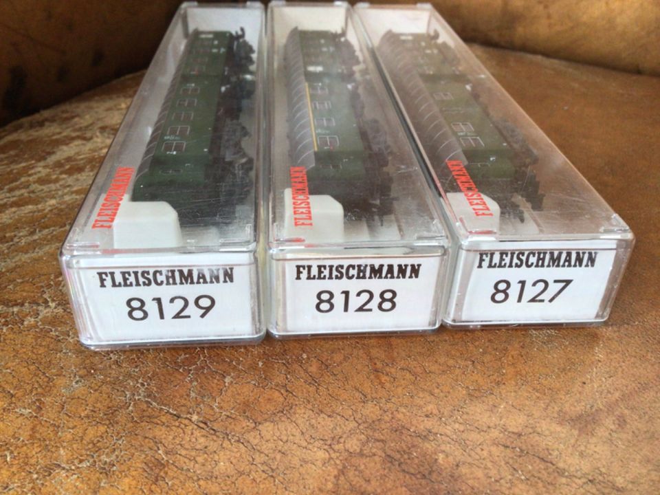 Fleischmann Set Spur N, 8127, 8128, 8129 in Heusenstamm