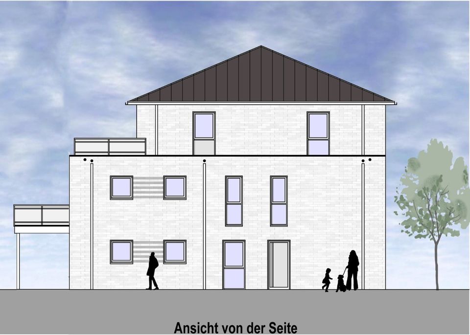 Projektiert für 2024: 2-Zimmer-Wohnung im 1. OG in Osnabrück