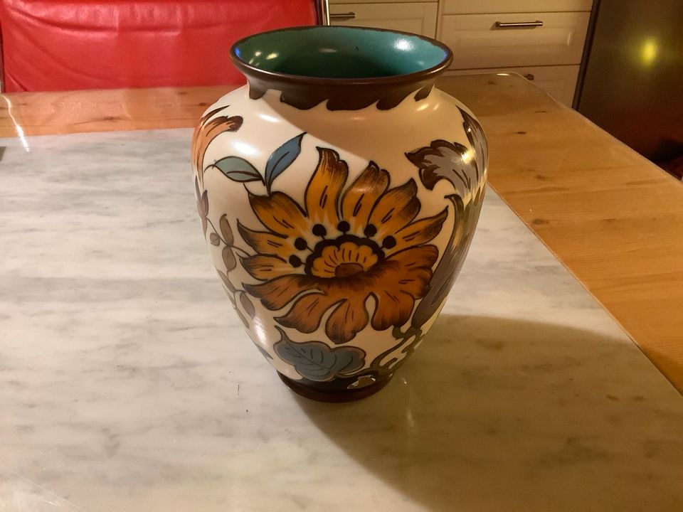 Artdeco Keramik Vase GOUDA Zuid Holland Dora in Boksee