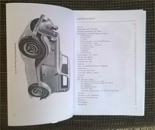 Handbuch Hanomag-Diesel-Klein-Zugwagen SS20 Bauernschlepper RL 20 in Gersfeld