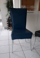 6 Lederstühle guter Zustand, 4 schwarze und 2 blaue Stühle Nordrhein-Westfalen - Viersen Vorschau