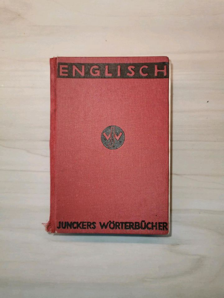 Junkers Wörterbuch 1937 englisch deutsch englisch in Eberswalde