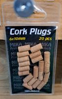 Mika Products Cork Plugs 6×10mm 20pcs. NEUWARE IN OVP Angeln Carp Niedersachsen - Bad Bentheim Vorschau