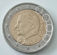 2 euro münzen Belgien 2010 Fehlprägung Niedersachsen - Ronnenberg Vorschau