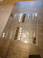 Glas Backgammon Brettspiel Nordrhein-Westfalen - Lennestadt Vorschau