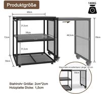 Ausziehbarer Druckertisch 3-Regale, Druckerständer mit Rollen Baden-Württemberg - Niederstotzingen Vorschau