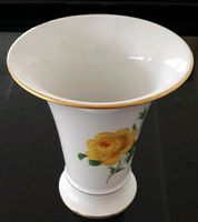 MEISSEN Gelbe Rose Porzellan Vase Bayern - Wendelstein Vorschau
