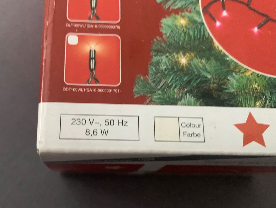 3 originalverpackte, unbenutzte LED Lichterketten à jew. 100 LEDs in Aachen