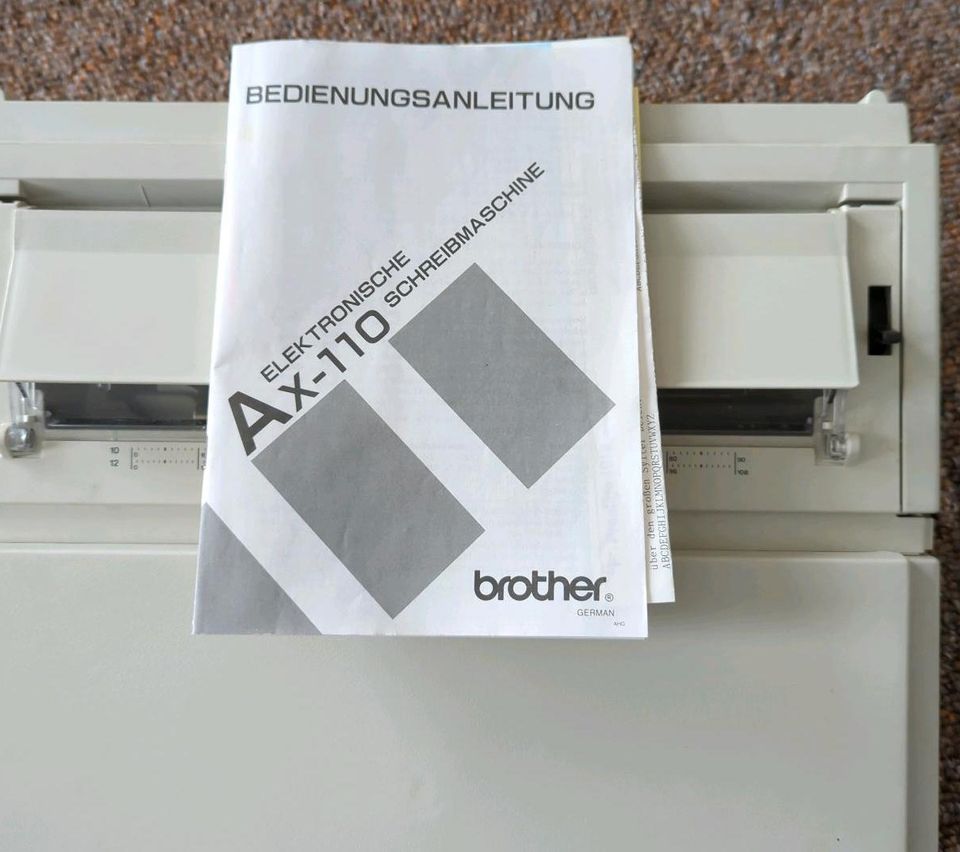 Brother AX-110 Elektr. Schreibmaschine in Flieth-Stegelitz