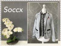 ❤️ Soccx ❤️ Sweatblazer, Bluse, Jacke, Gr. S (36), grau, schwarz Nordrhein-Westfalen - Gescher Vorschau
