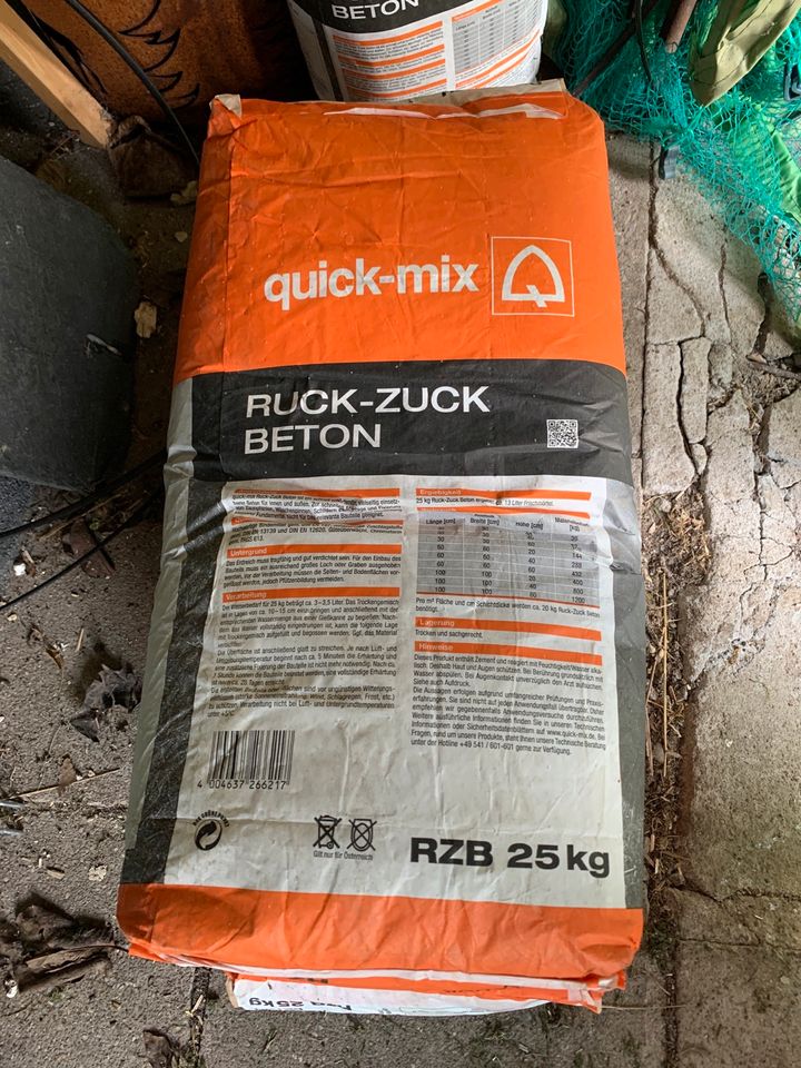 Quick-Mix Ruckzuck Beton 25 kg in Bochum