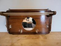 Vintage Holz Garderobe mit Rundem Glas Spiegel Art Deco 1920 Nordrhein-Westfalen - Solingen Vorschau