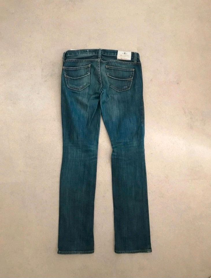 Herrlicher Jeans Skinny 5046 W26 L32 Blau Slim Faded Low Waist XS in Berlin