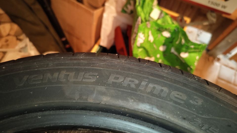 4x Sommerreifen, Hankook Ventus Prime 3, 215/45 R18 89V, DOT 1722 in Hartenholm