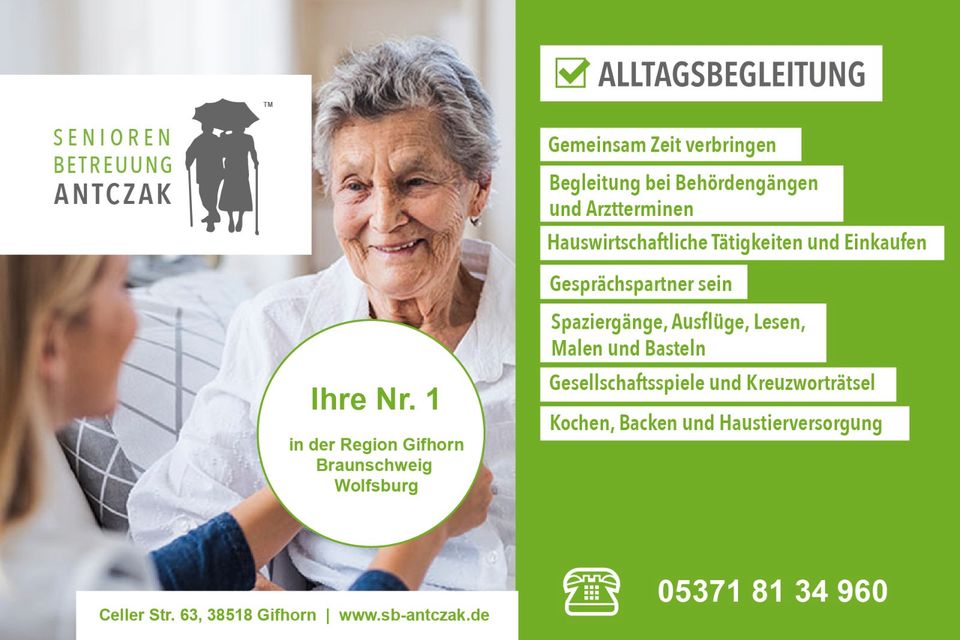 ⛺ 24 Stunden Pflege zu Hause / 24 H Betreuung in Salzgitter in Salzgitter