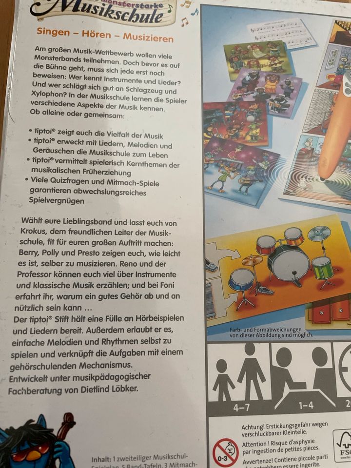 Ravensburger Musikschule für Tiptoi NEU OVP in Ilmmünster