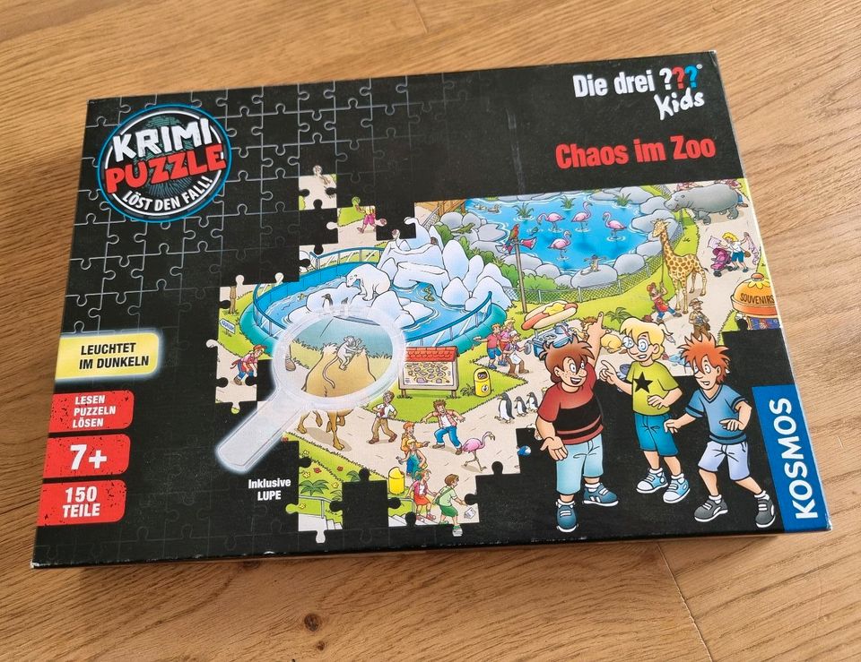 ??? Drei Fragezeichen Kids Puzzle - Chaos im Zoo - 150 Teile in Elsdorf