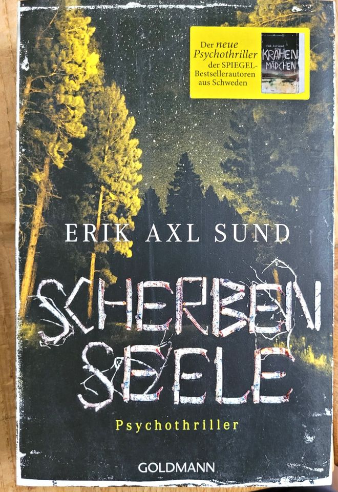 Scherbenseele  Psychothriller  Erik Axl Sund in Wilhelmshaven