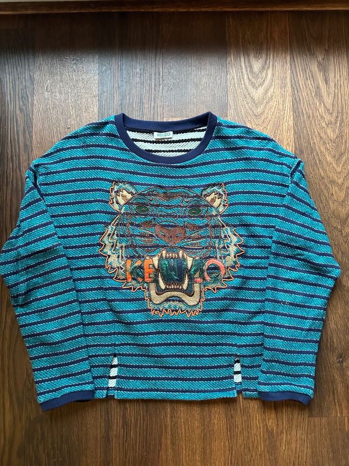 Original Kenzo Sweatshirt M 38 Türkis Orange Marine wie NEU in Miesbach