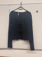 Damen Weste Jacke schwarz samt zum binden L 40 takko Fashion Bayern - Gunzenhausen Vorschau
