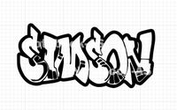 Simson Schriftzug/Schablone Stil: "Graffiti-c" Hessen - Witzenhausen Vorschau