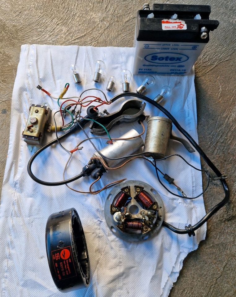 simson schwalbe kr51 kr 51 S51 S 51 S50 Zündung  6 Volt Batterie in Bad Wörishofen