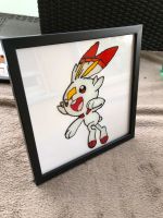 Selbstgemaltes Glasbild, Motiv: Hopplo (Pokémon) Bochum - Bochum-Nord Vorschau