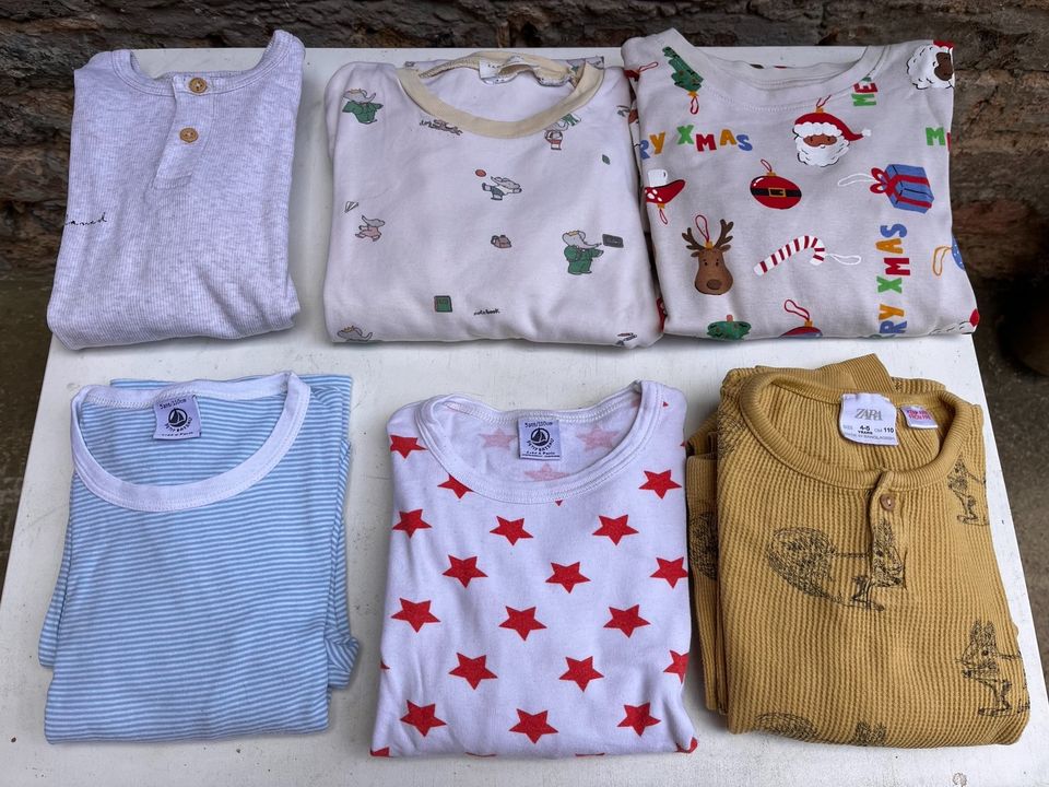 Pyjama Schlafanzug ZARA Petit Bateau 110 in Euskirchen