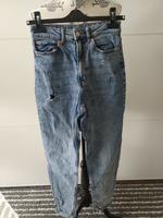 H&M divided Baggy Boyfriend destroyed Jeans Hose 36 blau used Bayern - Breitengüßbach Vorschau