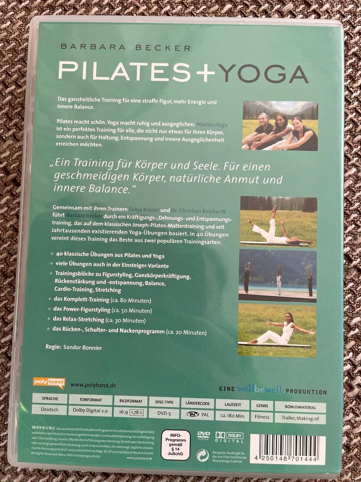 ❗ DVD Barbara Becker Pilates + Yoga Figurstyling Balance Energie in Leipzig