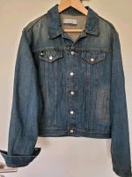 Clockhouse Jeansjacke Gr. M, Vintage 90er, blau, mit Button Nordrhein-Westfalen - Grevenbroich Vorschau