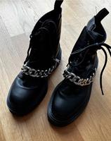 Schwarze Damen-Lederstiefel Bayern - Augsburg Vorschau