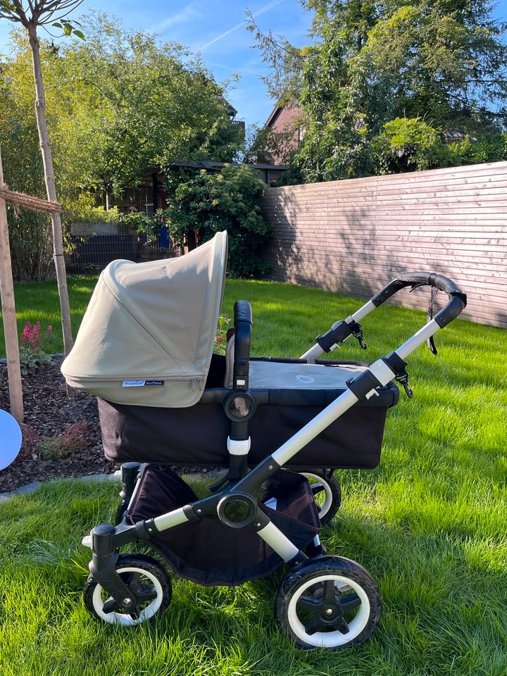 Bugaboo Buffalo mit Babywanne, Sportsitz und Regenverdeck in Ratingen