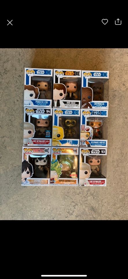 15€ pro Figur, Funko Pop in Stuttgart