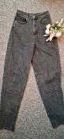 H&M Boyfriend Jeans grau/schwarz Gr. 34 Sachsen - Neumark Vorschau