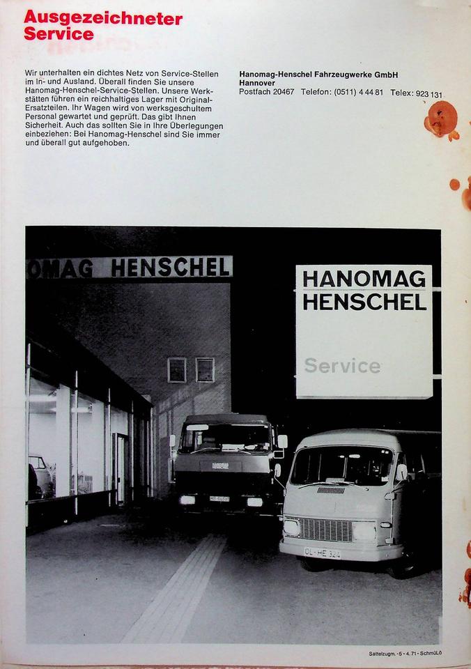 Hanomag Henschel Sattelzugmaschine F161|F163|F201|F203|F221 in Bad Harzburg