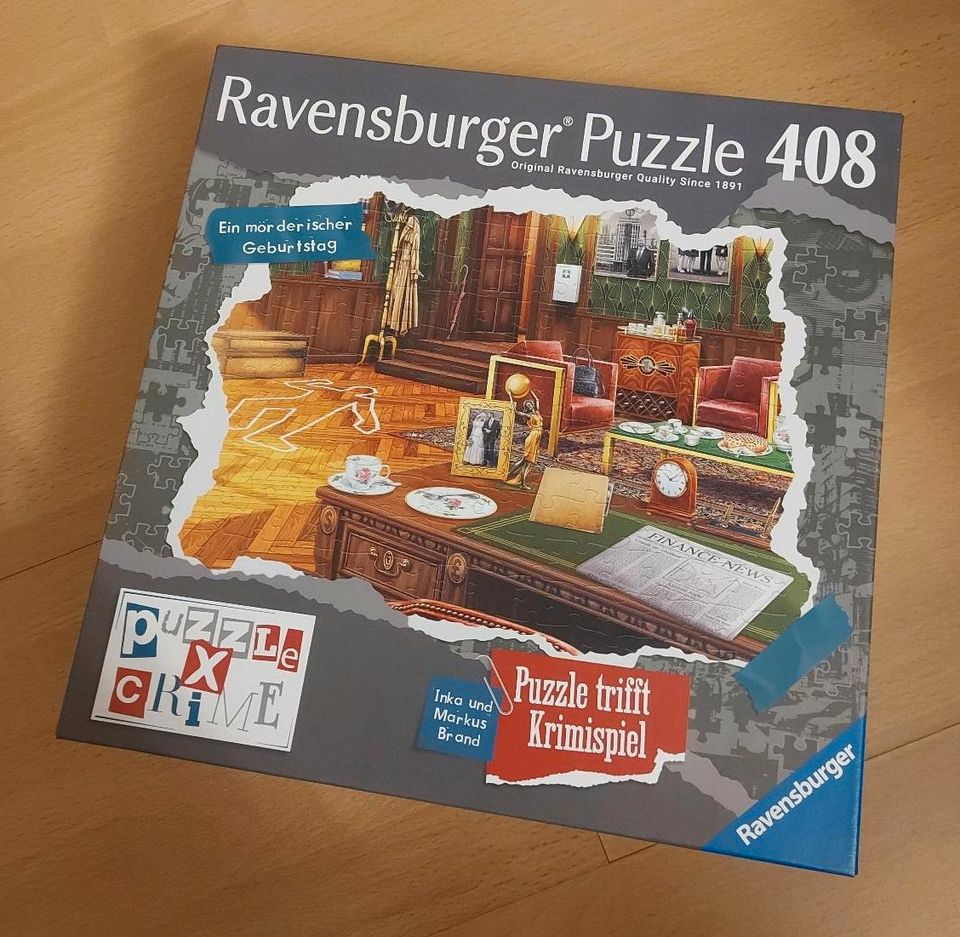 Ravensburger Puzzle X Crime 408 Ein mörderischen Geburtstag in Braubach